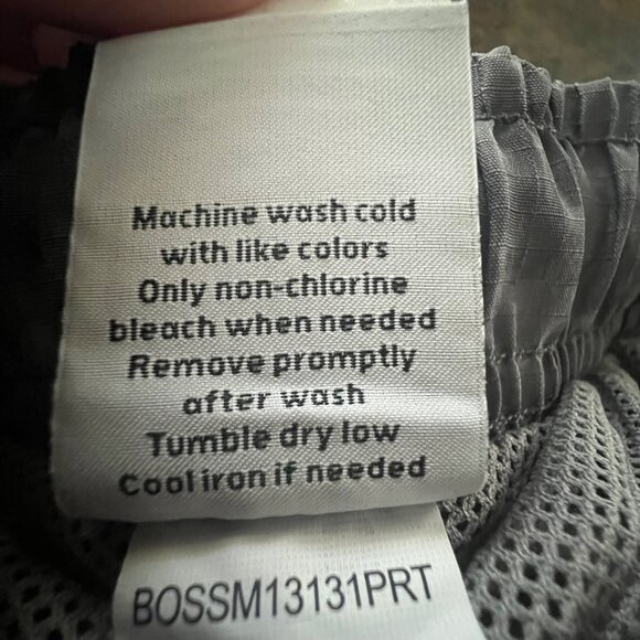 DSG Vintage Gray Camouflage Mens Athletic Shorts, XL - Picture 8 of 10